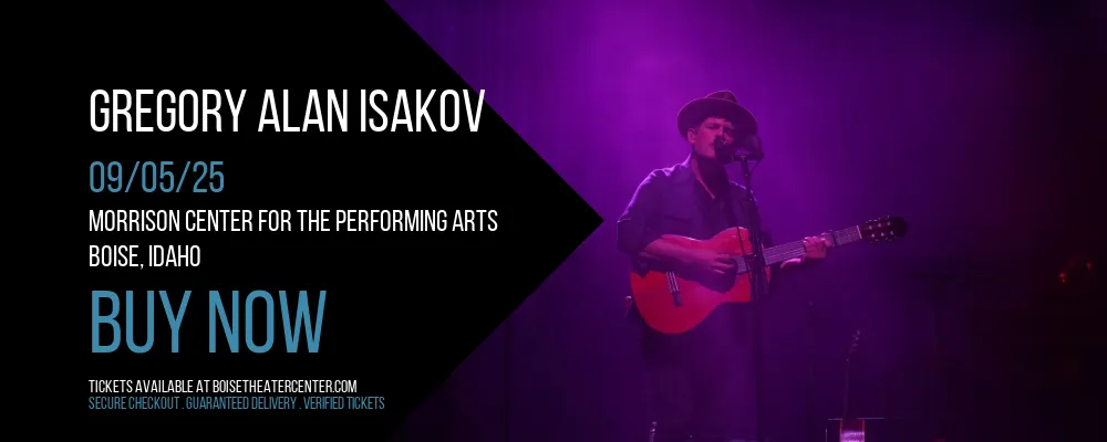 Gregory Alan Isakov at Morrison Center For The Performing Arts